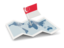 Singapore. Flag pin with map. Download icon.