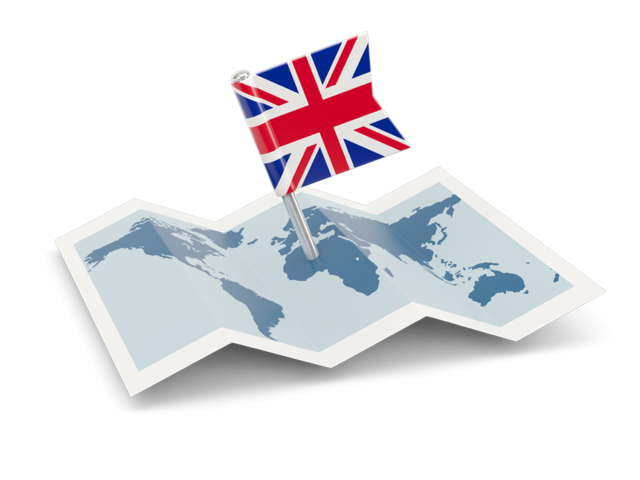 Flag pin with map. Download flag icon of United Kingdom at PNG format