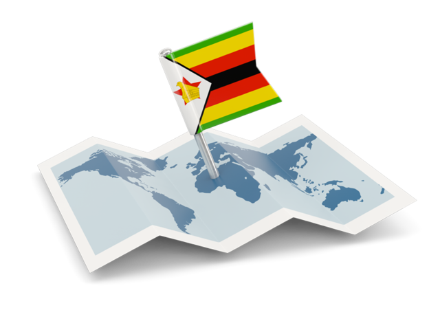 Flag pin with map. Download flag icon of Zimbabwe at PNG format