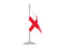 England. Flag with flagpole. Download icon.