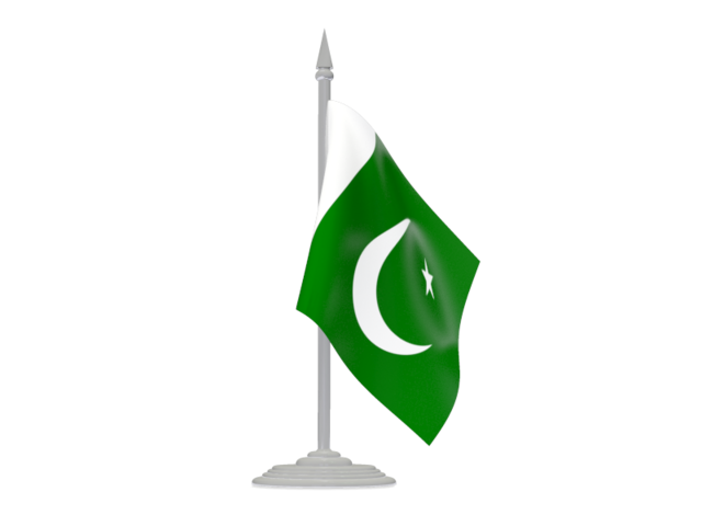 Flag with flagpole. Download flag icon of Pakistan at PNG format