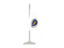 Flag of state of Massachusetts. Flag with flagpole. Download icon