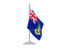 Британские Виргинские острова. Флаг с флагштоком. Скачать иконку.