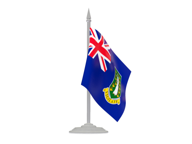 Flag with flagpole. Download flag icon of Virgin Islands at PNG format