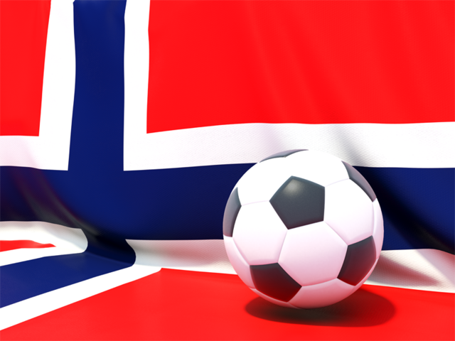 Flag with football in front of it. Download flag icon of Bouvet Island at PNG format