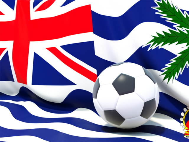 Flag with football in front of it. Download flag icon of British Indian Ocean Territory at PNG format
