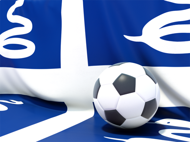 Flag with football in front of it. Download flag icon of Martinique at PNG format