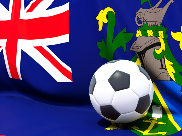 Flag with football in front of it. Download flag icon of Pitcairn Islands at PNG format