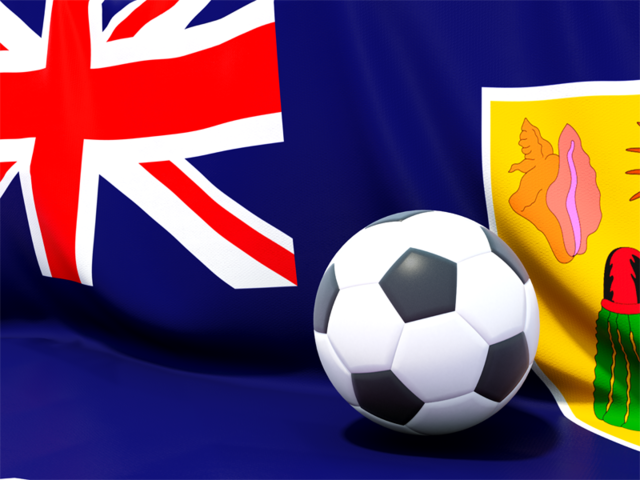 Flag with football in front of it. Download flag icon of Turks and Caicos Islands at PNG format