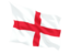 England. Fluttering flag. Download icon.