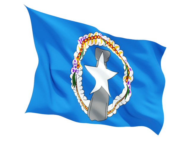 Fluttering flag. Download flag icon of Northern Mariana Islands at PNG format