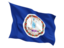 Flag of state of Virginia. Fluttering flag. Download icon
