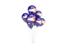 American Samoa. Flying balloons. Download icon.