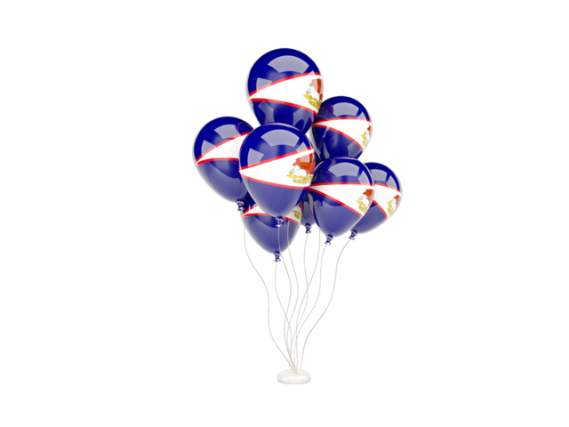 Flying balloons. Download flag icon of American Samoa at PNG format