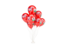 Bermuda. Flying balloons. Download icon.