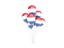 Bonaire. Flying balloons. Download icon.