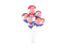 Croatia. Flying balloons. Download icon.