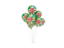 Dominica. Flying balloons. Download icon.