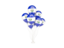 El Salvador. Flying balloons. Download icon.