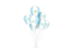 Guatemala. Flying balloons. Download icon.