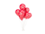 Isle of Man. Flying balloons. Download icon.