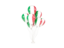 Italy. Flying balloons. Download icon.