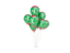 Мальдивы. Воздушные шары. Скачать иллюстрацию.
