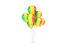 Mali. Flying balloons. Download icon.