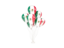 Mexico. Flying balloons. Download icon.