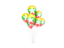 Myanmar. Flying balloons. Download icon.