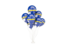 Nauru. Flying balloons. Download icon.