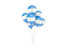 Nicaragua. Flying balloons. Download icon.