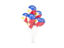 Philippines. Flying balloons. Download icon.
