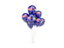 Saint Helena. Flying balloons. Download icon.