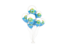 San Marino. Flying balloons. Download icon.