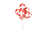 Switzerland. Flying balloons. Download icon.