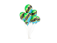 Tanzania. Flying balloons. Download icon.