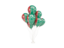 Turkmenistan. Flying balloons. Download icon.