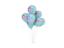 Tuvalu. Flying balloons. Download icon.