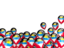 Антигуа и Барбуда. Взлетающие воздушные шары. Скачать иконку.