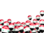 Syria. Flying balloons. Download icon.