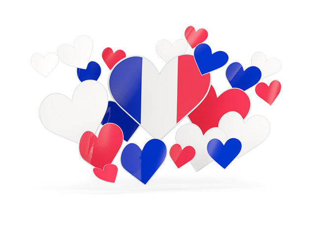 Flying heart stickers. Download flag icon of Mayotte at PNG format