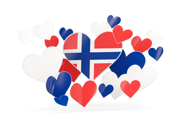 Flying heart stickers. Download flag icon of Svalbard and Jan Mayen at PNG format