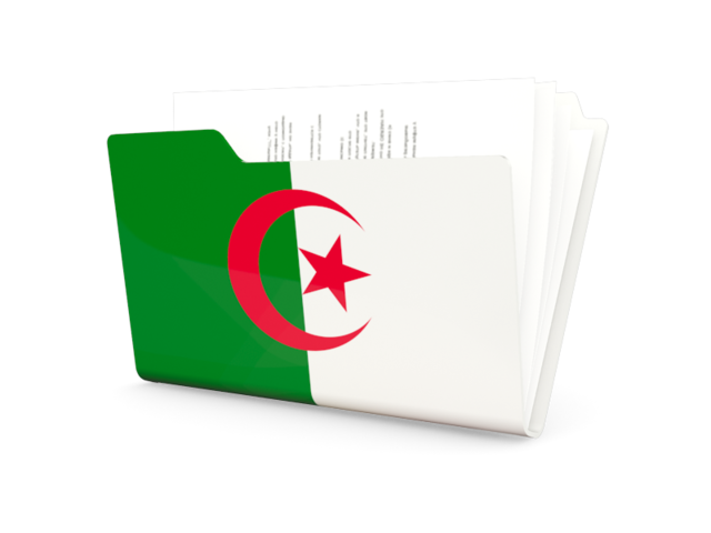 Иконка-папка. Скачать флаг. Алжир