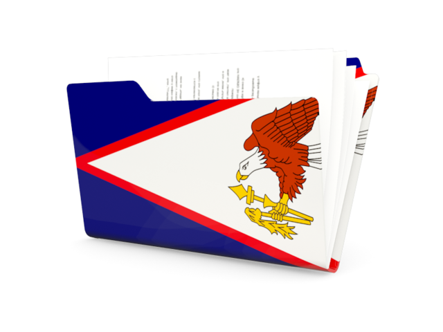 Иконка-папка. Скачать флаг. Американское Самоа