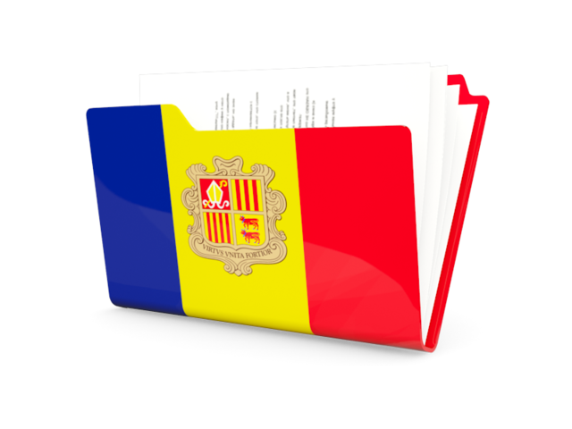 Folder icon. Download flag icon of Andorra at PNG format