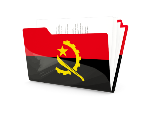 Иконка-папка. Скачать флаг. Ангола