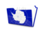 Antarctica. Folder icon. Download icon.