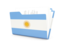 Argentina. Folder icon. Download icon.