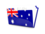 Australia. Folder icon. Download icon.